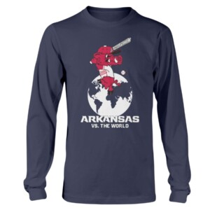 ARKANSAS VS THE WORLD SHIRT Arkansas Razorback Baseball