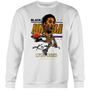 BLACK MAMBA - LIVING LEGEND SHIRT Kobe Bryant Los Angeles Lakers Cameron Thomas