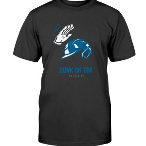 Dunk On ‘Em T-Shirt Gavin Lux - Mookie Betts - Justin Turner - Los Angeles Dodgers