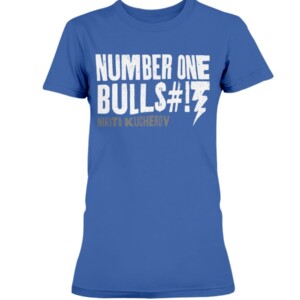 NUMBER ONE BULLSHIT SHIRT NIKITA KUCHEROV Tampa Bay Lightning