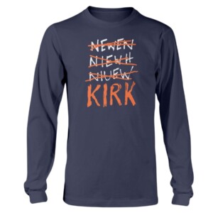 NEWEN NIEWH NIUEW KIRK SHIRT Kirk Nieuwenhuis New York Mets