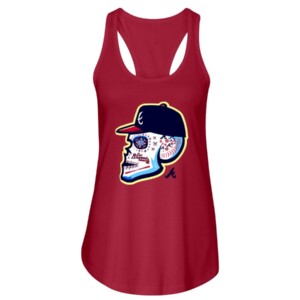 2019 Los Bravos Sugar Skull Shirt Atlanta Braves