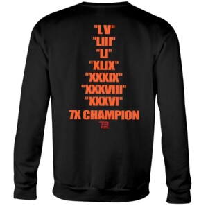 TB 7 Time Champion Shirt Tom Brady Seven Time Super Bowl Champion