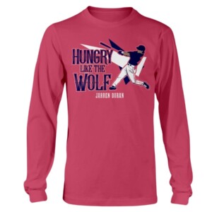 HUNGRY LIKE THE WOLF SHIRT Jarren Duran Boston Red Sox