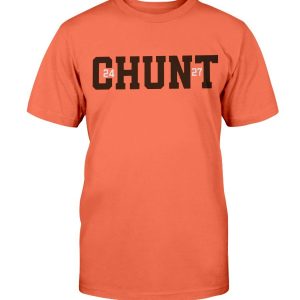 CHUNT 24 - 27 SHIRT Nick Chubb and Kareem Hunt Cleveland Browns