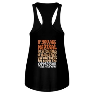 Support BLACK LIVES SHIRT IF YOU ARE NEUTRAL IN SITUATIONS OF INJUSTICE YOU HAVE CHOSEN THE SIDE OF THE OPPRESSOR - DESMOND TUTU 
