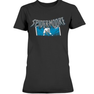 SPIDER-MOORE SHIRT D.J. MOORE Carolina Panthers