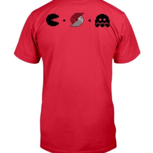 Pacman High Score Blazers Shirt Funny Pacman - Portland Trail Blazers