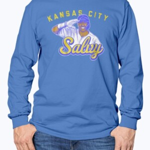 KANSAS CITY SALVY SALUTE SHIRT Salvador Perez - Kansas City Royals