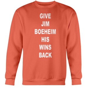 GIVE JIM BOEHEIM HIS WINS BACK SHIRT Tyler Lydon Syracuse Orange men's basketball Jim Boeheim