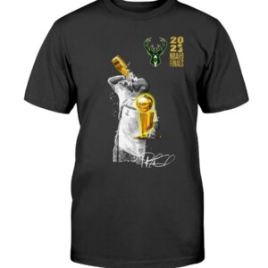 Tucker chugging and spitting out Champagne Shirt P.J. Tucker  Milwaukee Bucks 2021 NBA Finals Champions