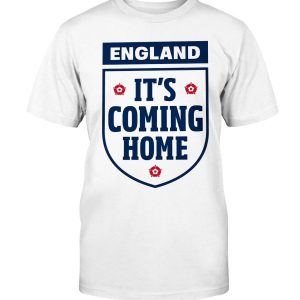 It's Coming Home England White T-Shirt 2020 UEFA European Championship