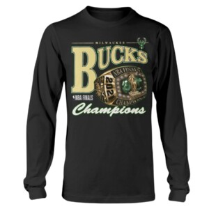 Big & Tall Ring Bling T-Shirt Milwaukee Bucks 2021 NBA Finals Champions