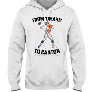 PM HOF SHIRT FROM 'OMAHA' TO CANTON Peyton Manning Indianapolis Colts Denver Broncos Tennessee volunteers football