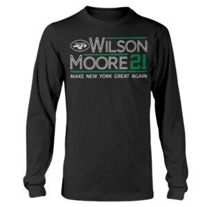 WILSON MOORE 2021 - MAKE NEW YORK GREAT AGAIN SHIRT Zach Wilson Elijah Moore New York Jets