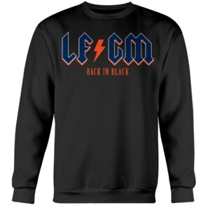 LFGM - BACK IN BLACK SHIRT New York Mets ACDC Rock Band