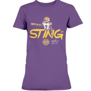 STING JR SHIRT Derek Stingley Jr LSU Tigers Football