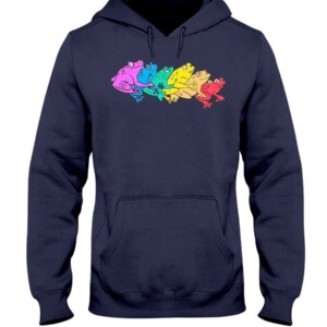 RAINBOW GAY FROG T-SHIRT LGBT