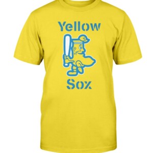 YELLOW SOX SHIRT 2021 City Connect Wordmark Boston Red Sox