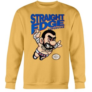 CM PUNK MARIO SHIRT Super Straight Edge CM Punk Super Mario Bros 3 SummerSlam CM Punk Super Mario shirt CM PUNK Summerslam shirt CM Punk New shirt WWE