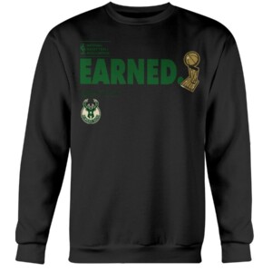 EARNED SHIRT SHIRT Milwaukee Bucks 2021 NBA Finals Champions