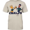 Bango & Giannis - Cheers to the Deer Shirt Bango-Jabbar Giannis Antetokounmpo Milwaukee Bucks 2021 NBA Finals Champions White Shirt