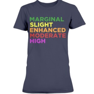 MARGINAL - SLIGHT - ENHANCCE - MODERATE - HIGH SHIRT LGBT PRIDE