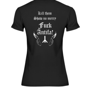 Behemoth Frontman Black Metal Against Antifa Shirt