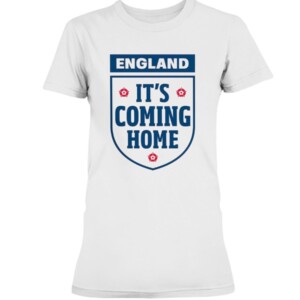 It's Coming Home England White T-Shirt 2020 UEFA European Championship