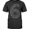 TORONTO 6 SIDE T-SHIRT Chris Boucher Toronto Raptors Bouchier’s “6” shirt