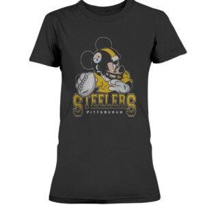 QB T-Shirt Pittsburgh Steelers - Mickey Mouse - Disney