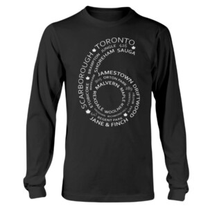 TORONTO 6 SIDE T-SHIRT Chris Boucher Toronto Raptors Bouchier’s “6” shirt