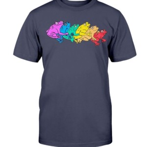 RAINBOW GAY FROG T-SHIRT LGBT