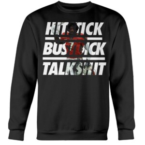 HITSTICK BUSTDICK TALKSHIT SHIRT Al Blades Jr Miami Hurricanes football