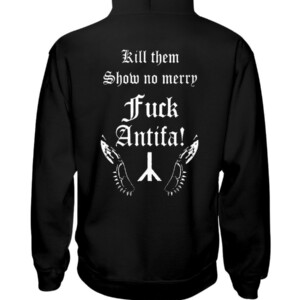 Behemoth Frontman Black Metal Against Antifa Shirt