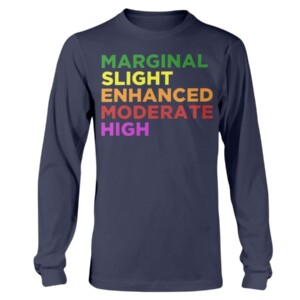 MARGINAL - SLIGHT - ENHANCCE - MODERATE - HIGH SHIRT LGBT PRIDE