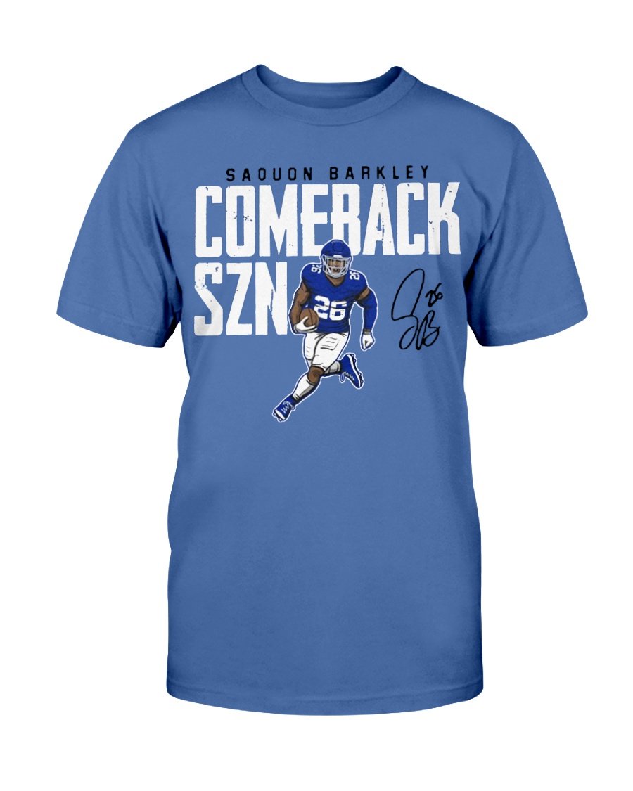 regular_f7c8f968-daae-47f6-9451-8bb4116b866a COMEBACK SZN SHIRT SAQUON BARKLEY New York Giants