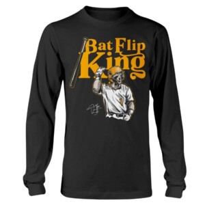BAT FLIP KING SHIRT DREW GILBERT Tennessee Volunteers Baseball