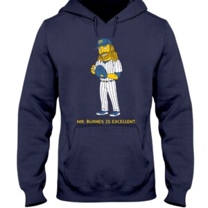Mr. Burnes Is Excellent Shirt Corbin Burnes - Milwaukee Brewers - Funny Simpson