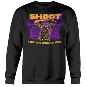 SHOOT FOR THE MIDDLE ONE SHIRT Los Angeles Lakers