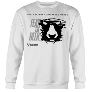 FEAR THE DEAR SHIRT 2021 EASTERN CONFERENCE FINAL - Milwaukee Bucks 2021 PLAYOFFS