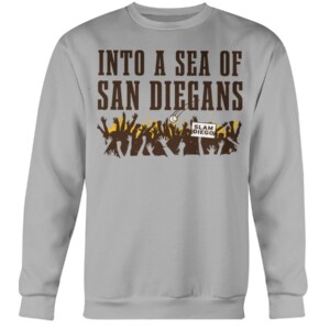 INTO A SEA OF SAN DIEGANS SHIRT San Diego Padres