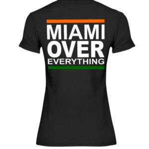MIAMI OVER EVERYTHING SHIRT Coach David Cooney Miami Hurricanes football