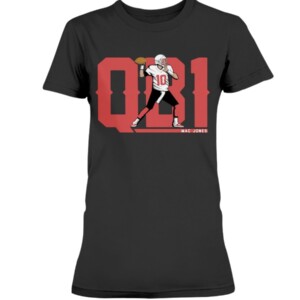 QB1 MJ T-SHIRT MAC JONES New England Patriots
