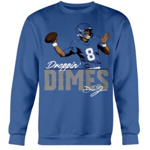 DROPPIN' DIMES SHIRT DANIEL JONES New York Giants