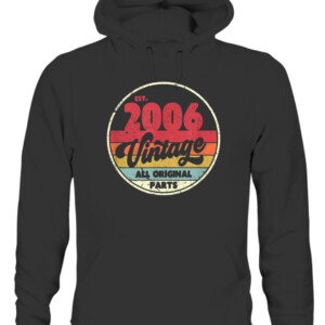 2006 Vintage Shirt, Birthday Gift Tee. Retro Style T Shirt CAUH black front.jpg