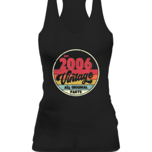 2006 Vintage Shirt, Birthday Gift Tee. Retro Style T Shirt CAWT black front.jpg