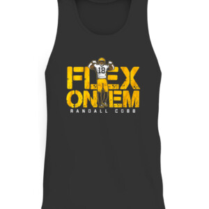 FLEX ON 'EM SHIRT RANDALL COBB Green Bay Packers CATT black front.jpg