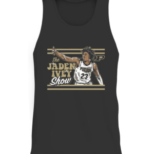 THE JADEN IVEY SHOW Shirt JADEN IVEY Purdue Boilermakers CATT black front.jpg