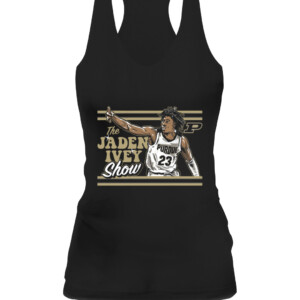 THE JADEN IVEY SHOW Shirt JADEN IVEY Purdue Boilermakers CAWT black front.jpg